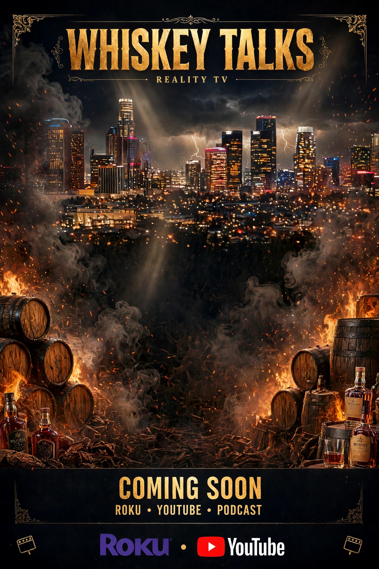 Whiskey Talks — coming soon on Roku, YouTube and podcast